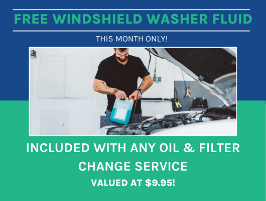 Free Washer Fluid from Drive Autogroup