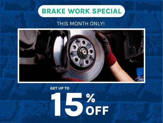 Brake Work Service Special