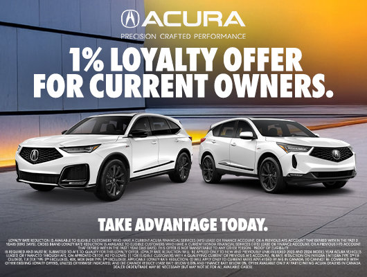 Acura Canada 1% Loyalty Offer