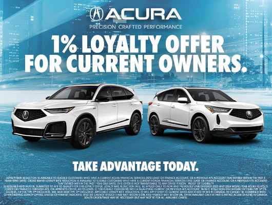 Acura Canada 1% Loyalty Offer