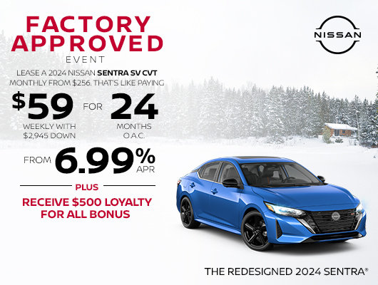 Factory Approved Event - Sentra