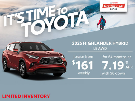 It's Time To Toyota - Highlander Hybrid