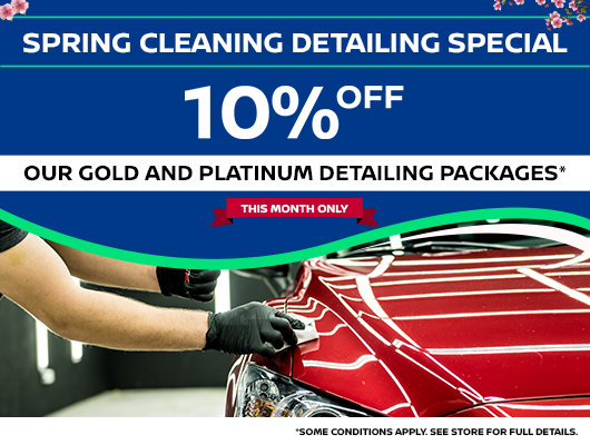 Spring Detailing Booking 10% Off Of Spring Detailing | Village Nissan in Unionville