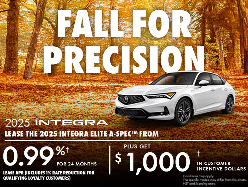 Fall For Precision - Integra