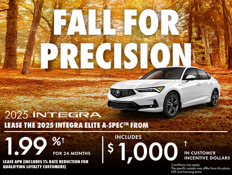 Fall For Precision - INTEGRA