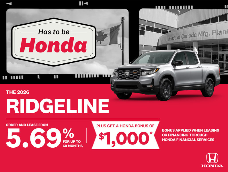 2026 Honda Ridgeline