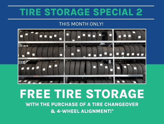Free Tire Storage with Drive Autogroup