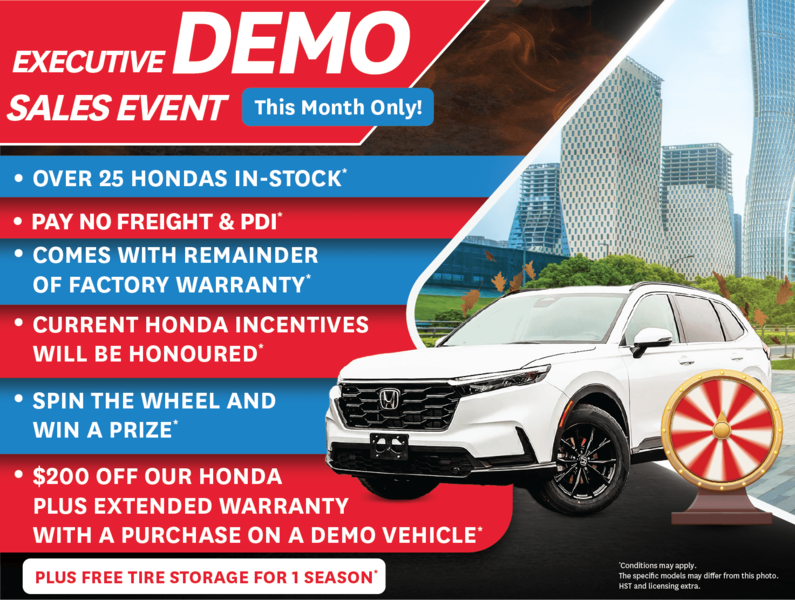 Executive Demo Sales Event