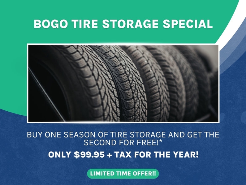 BOGO Tire Storage Special