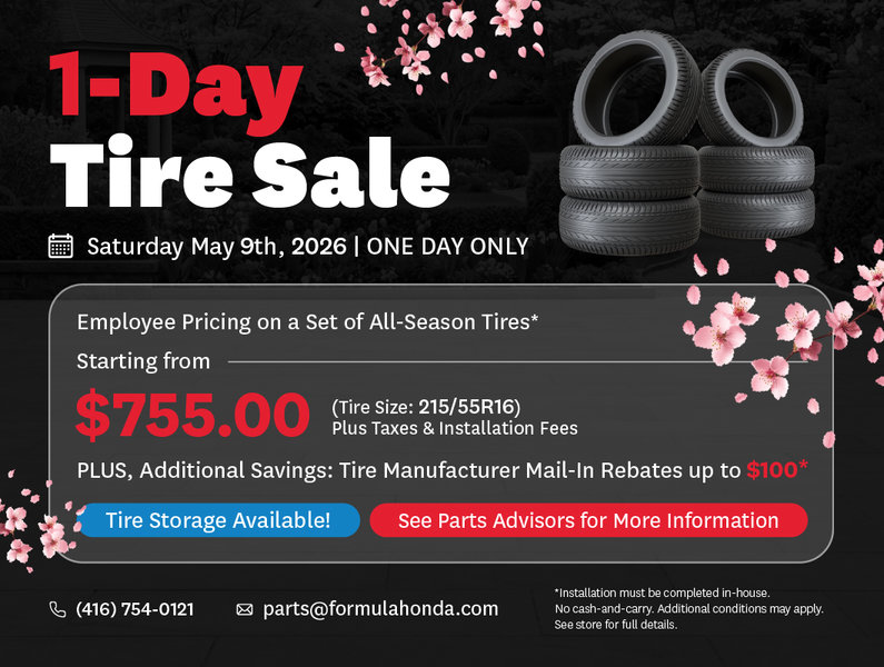 Massive 1 Day Tire Sale