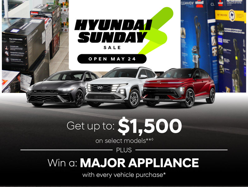 Hyundai Sunday Sales Event
