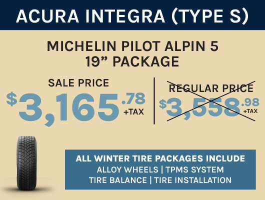 Integra (Type S) Winter Tire Package