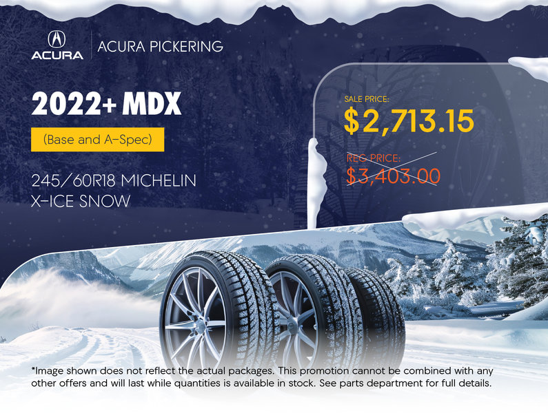 MDX (Non Type S) Winter Tire Package