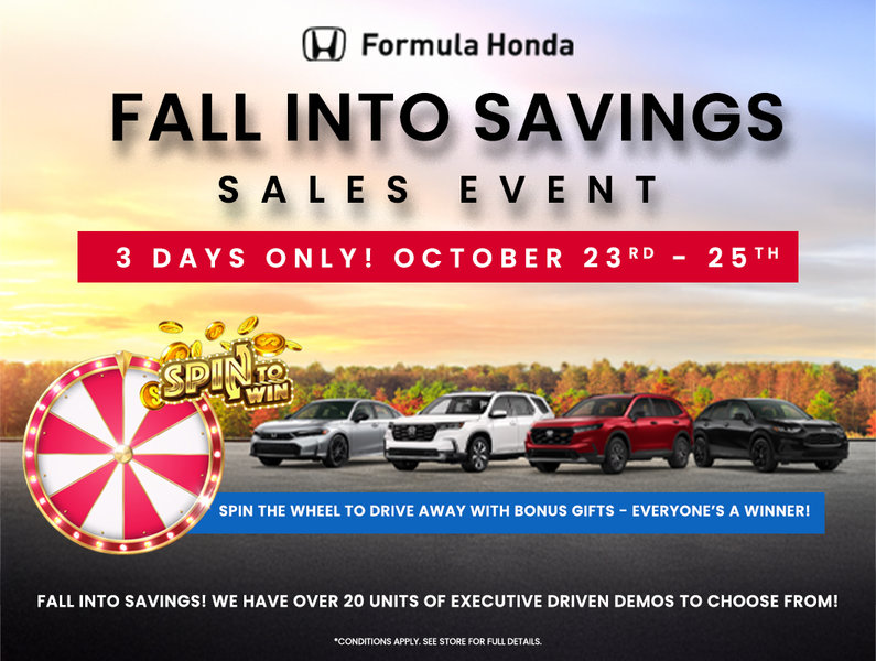 Fall Into Savings Event
