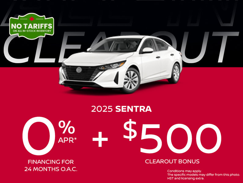 All-In Clearout Event - Sentra