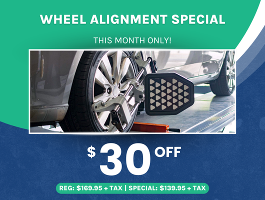 Wheel Alignment Service Special