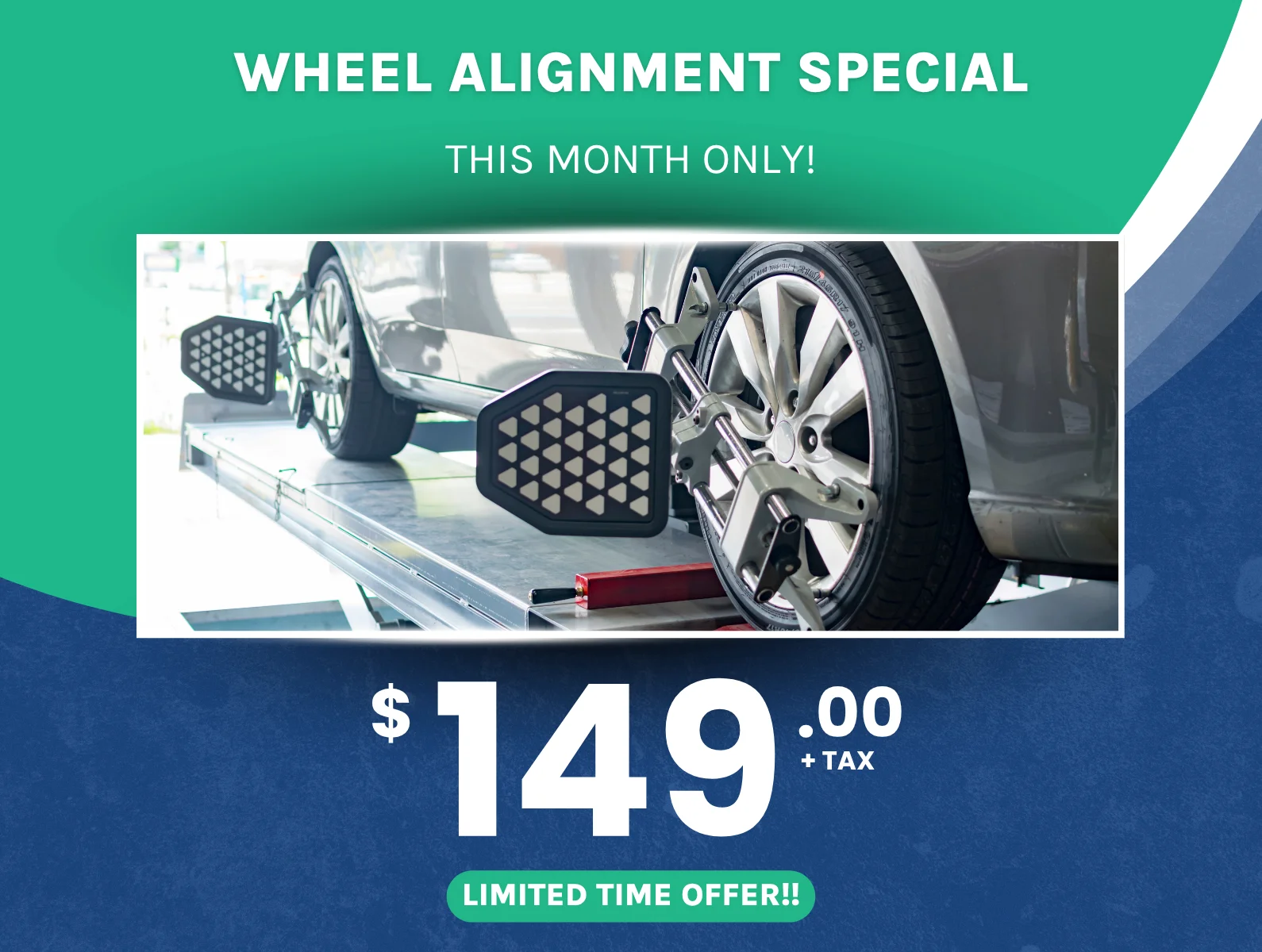 Wheel Alignment Service Special