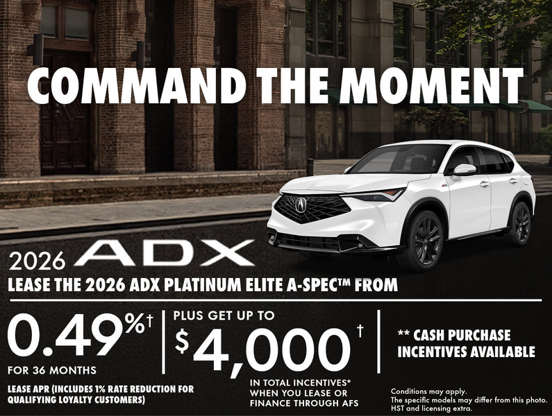 2026 Acura ADX Platinum Elite A-Spec