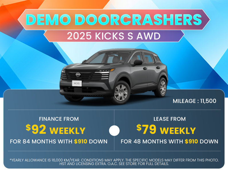 Demo Doorcrashers - Kicks S AWD