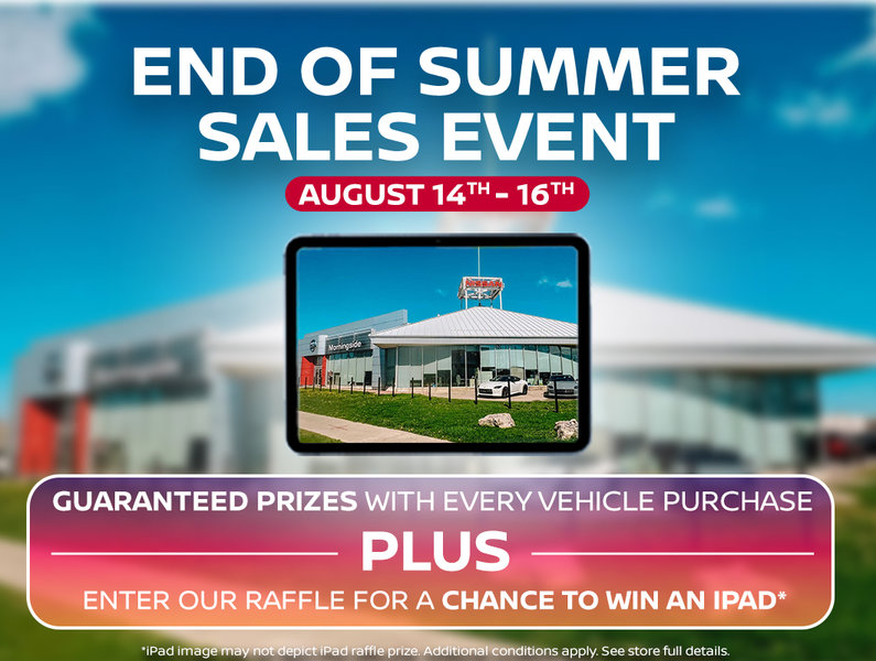 End of Summer Sales Event