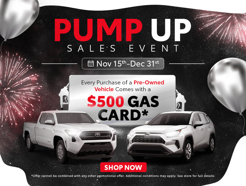 Pump Up Sales Event