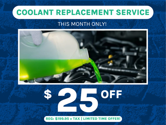 Coolant Service Special