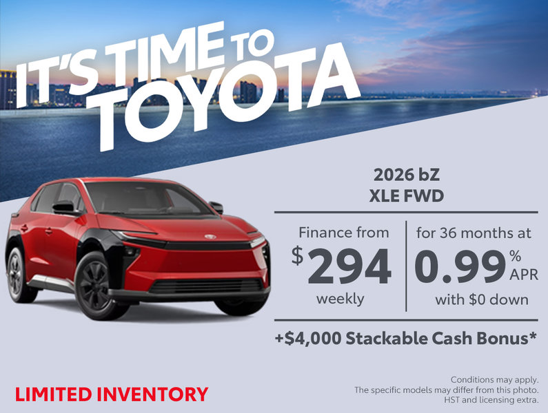 It's Time To Toyota - bZ Finance