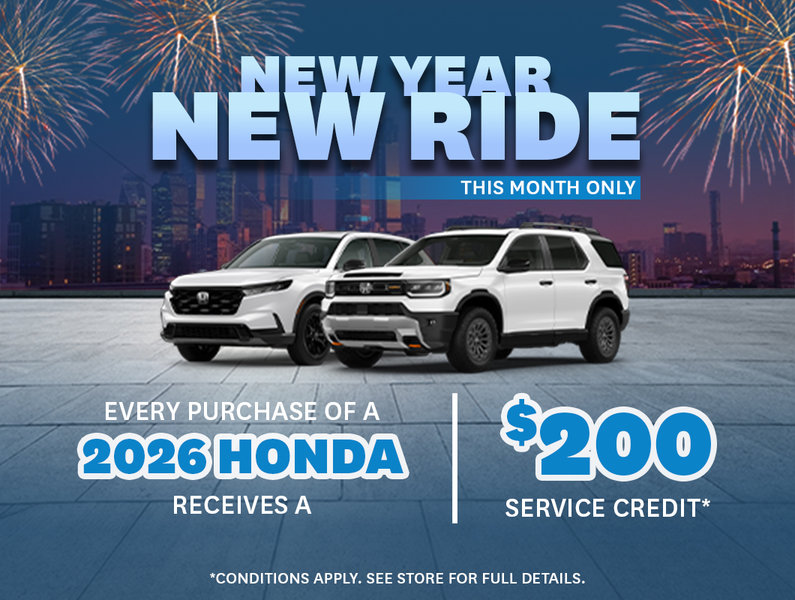 New Year, New Ride Sales Event