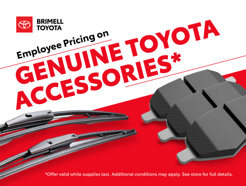 Employee Pricing on Accessories