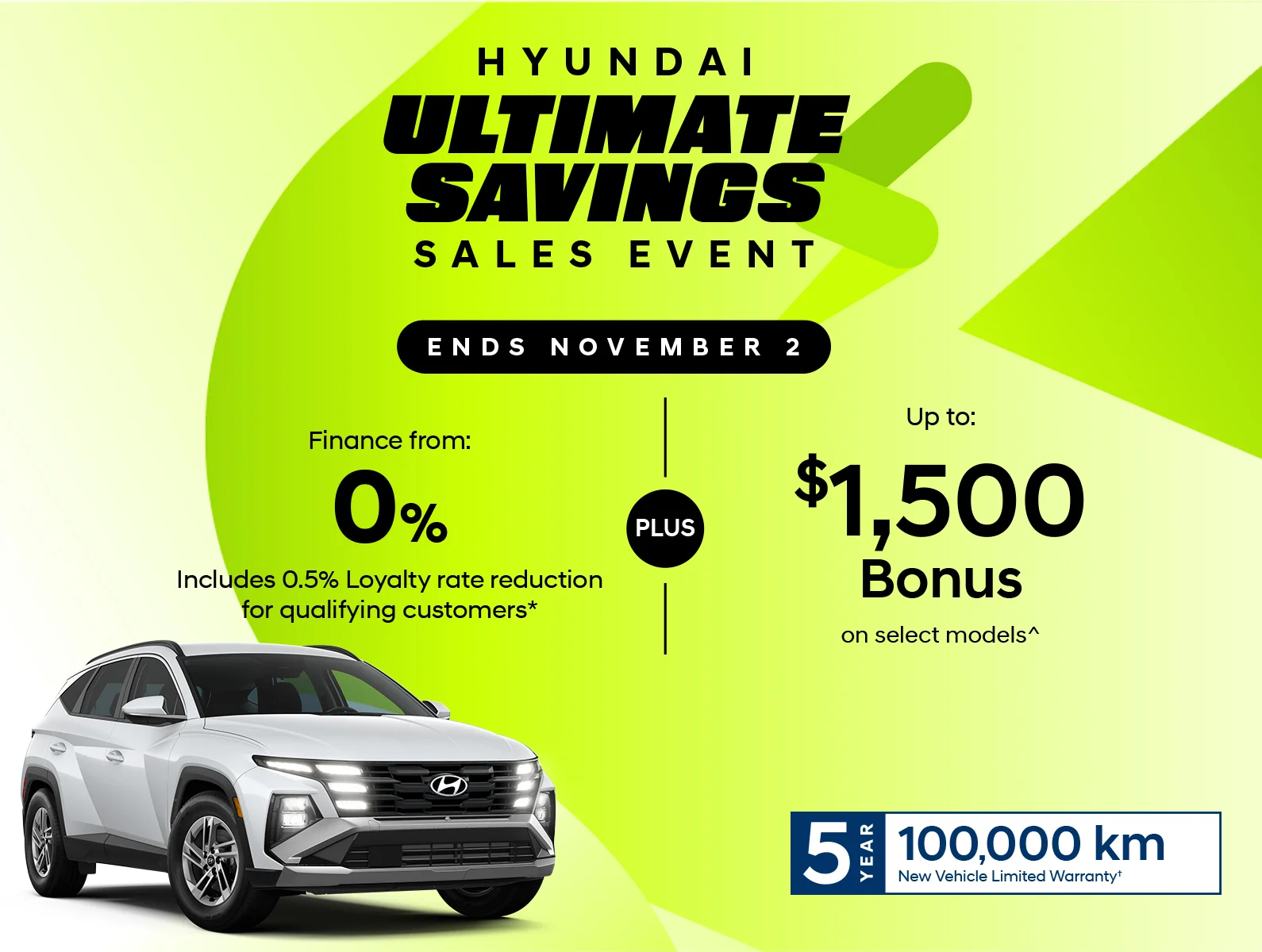 Hyundai Ultimate Savings Event