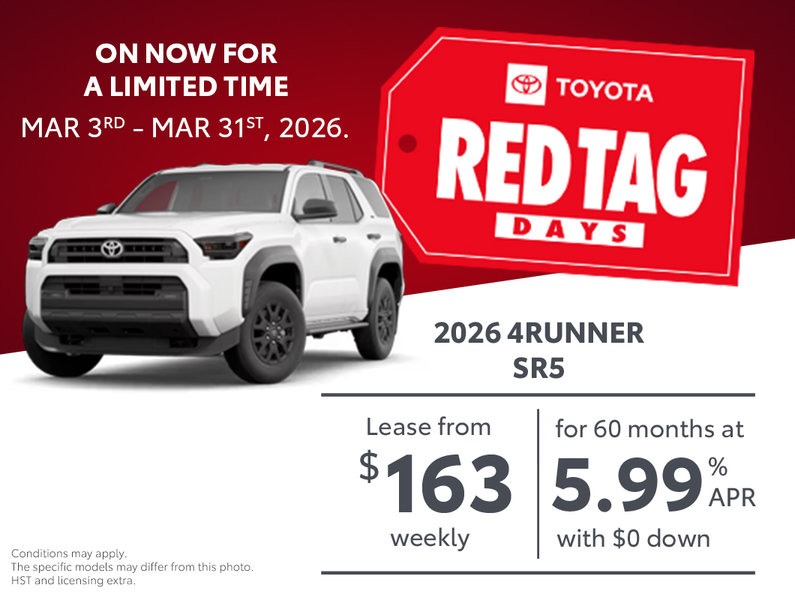 Red Tag Days - 4Runner