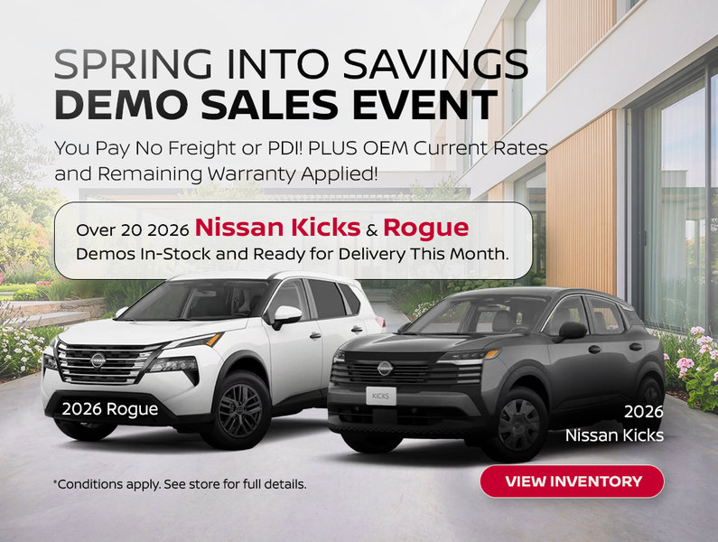 Spring Into Savings Demo Sales Event