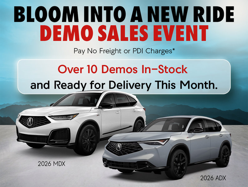 Bloom Into a New Ride Demo Sales Event