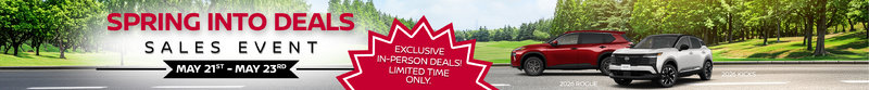 Spring Into Deals Sales Event