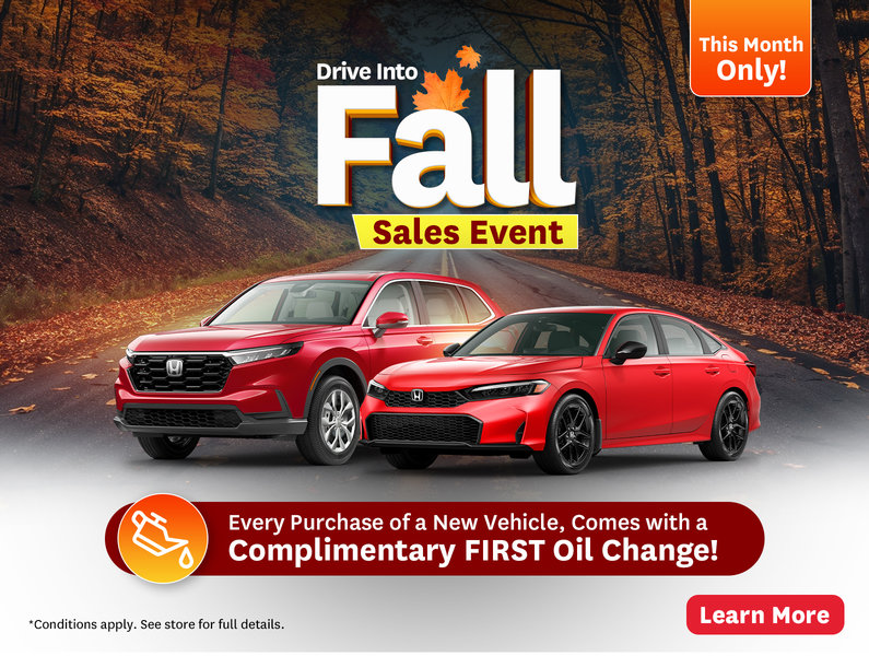 Drive Into Fall Sales Event