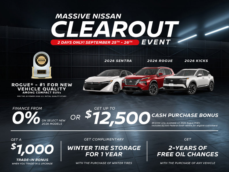 Massive Nissan Clearout Event