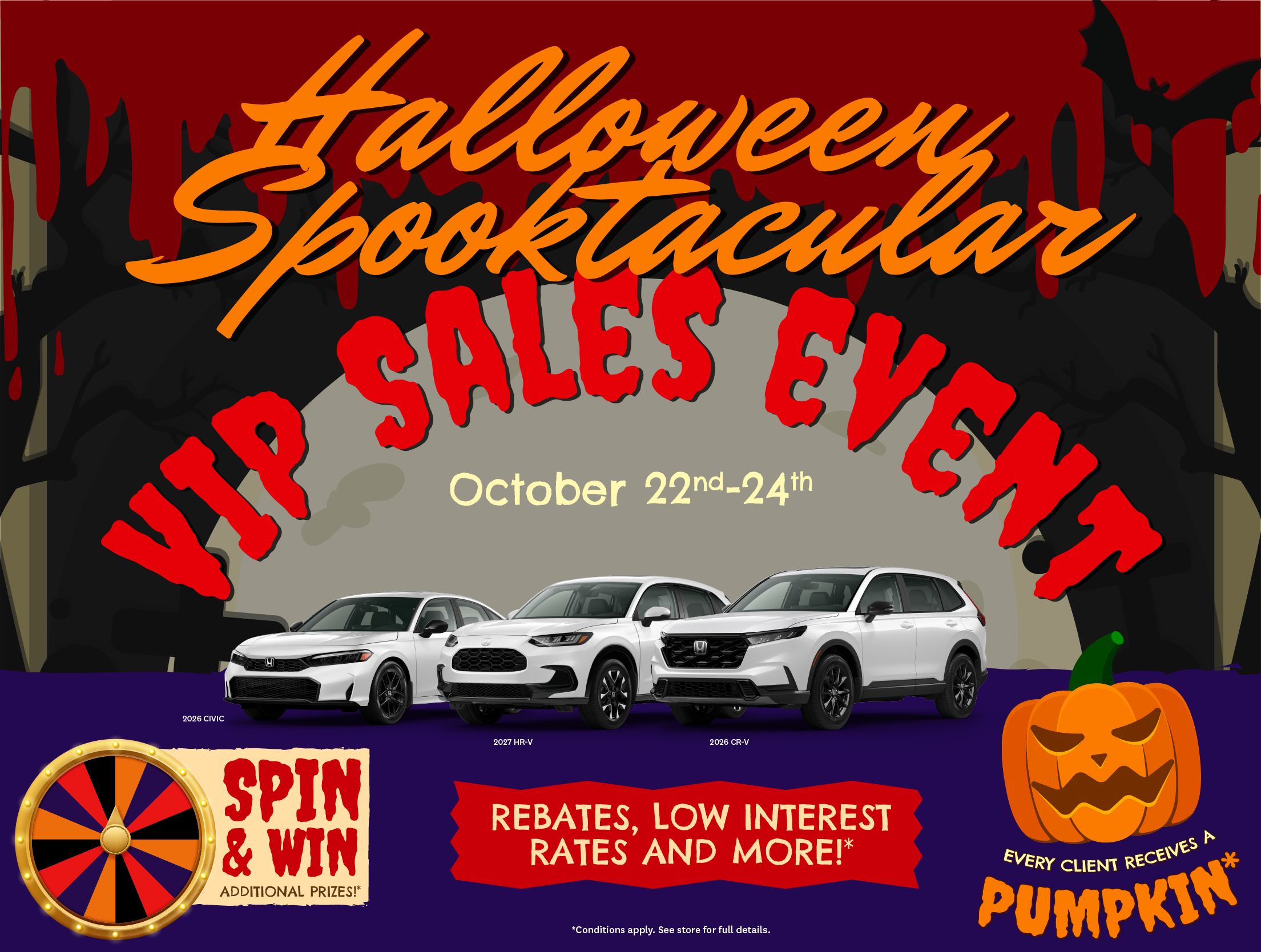 Halloween Spooktacular V.I.P Sales Event