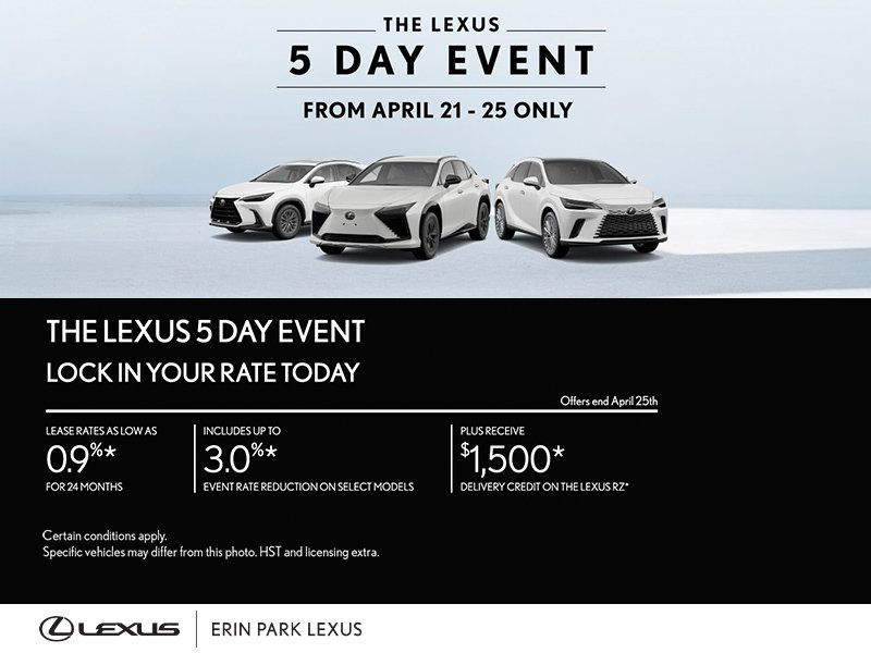 The Lexus 5 Day Event