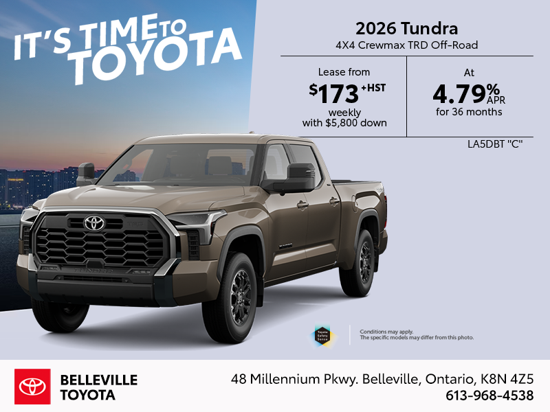2026 Tundra CrewMax SR