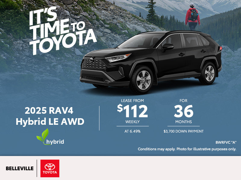2025 Toyota RAV4 Hybrid LE AWD