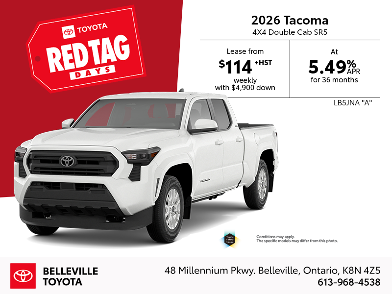 2026 Tacoma 4X4 Double Cab SR5