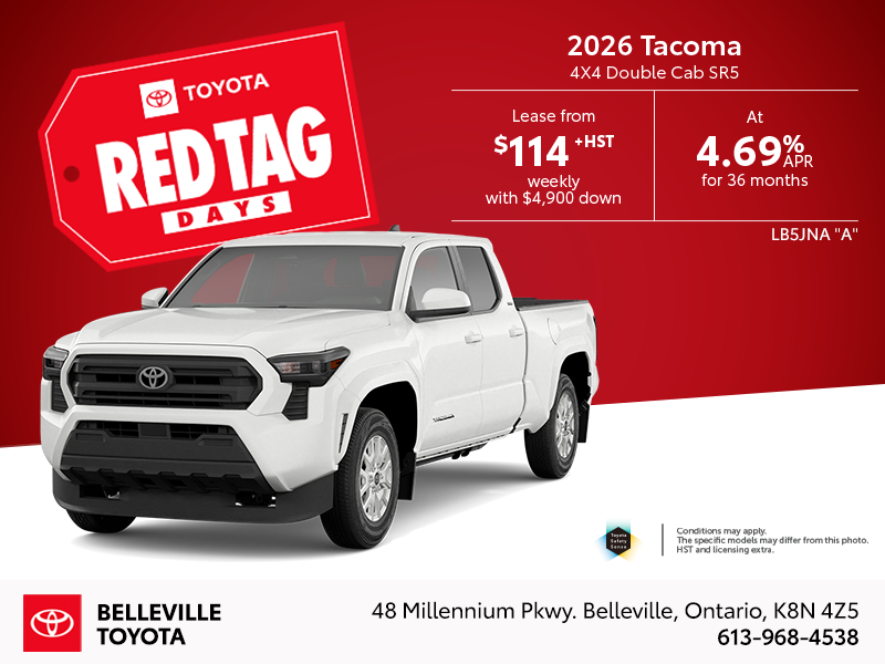 2026 Tacoma 4X4 Double Cab SR5