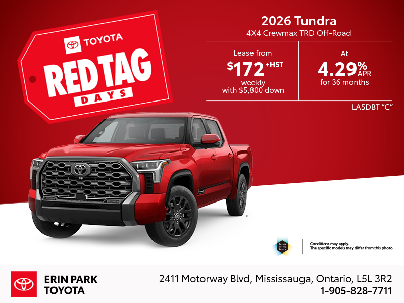 2026 Tundra CrewMax TRD
