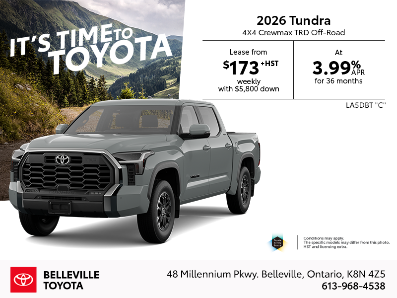 2026 Tundra 4X4 CrewMax TRD Off-Road