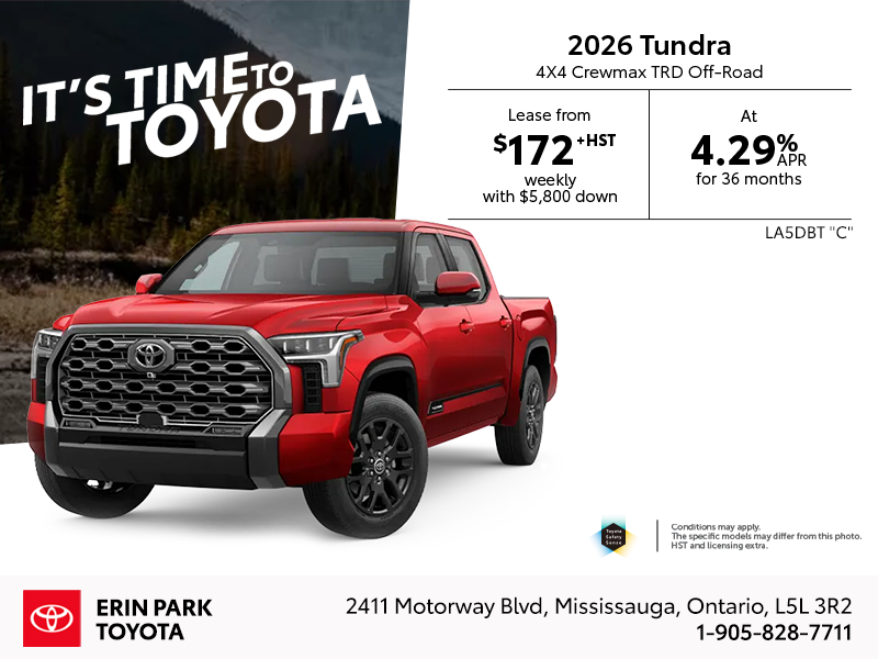 2026 Tundra 4X4 CrewMax TRD Off-Road