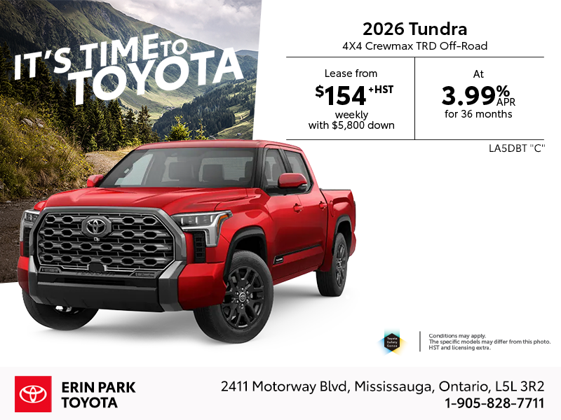 2026 Toyota Tundra 4x4 Crewmax TRD Off-Road