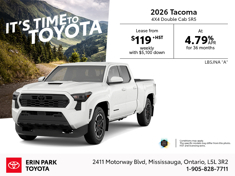 2026 Tacoma 4x4 Double Cab SR5