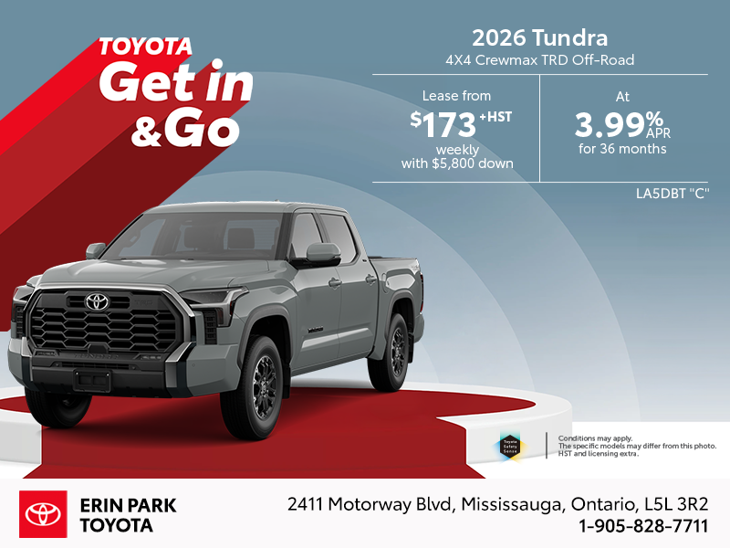 2026 Tundra 4X4 CrewMax TRD Off-Road