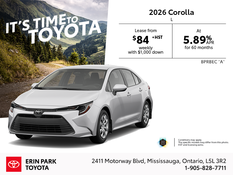 2026 Corolla L