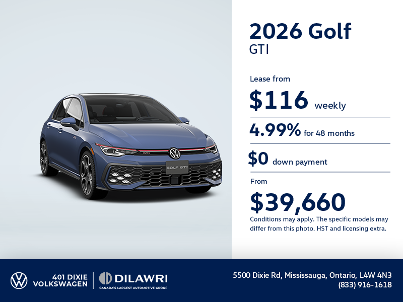 Get the Volkswagen Golf GTI 2026